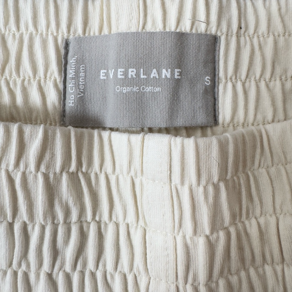 Everlane Organic Cotton White Wide-Leg Pants - Picture 6 of 11